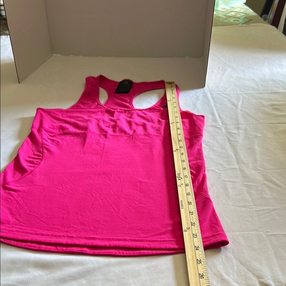 Vibrant Pink Fitted Sleeveless Tank Top - Picture 3 of 6